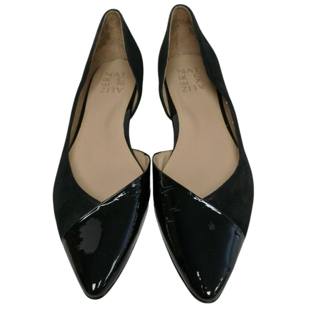 Leather/Suede Ballet Flats